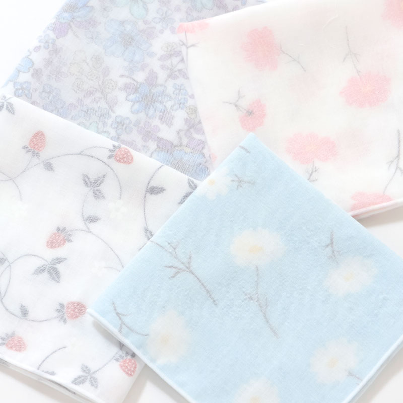 三重ガーゼハンカチ